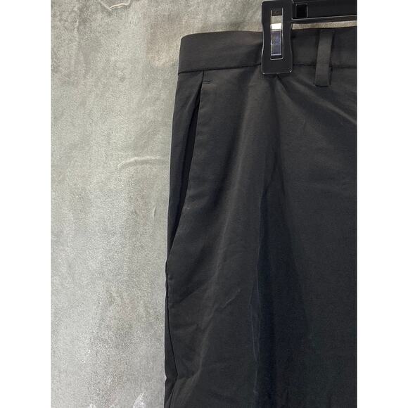 PERRY ELLIS PORTFOLIO Men's Black Solid Regular-Fit Stretch Tech Short SZ 36 - Picture 3 of 10